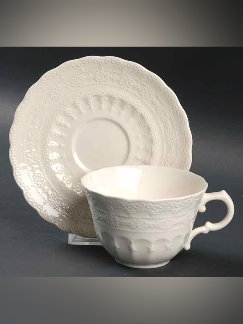 🩷 Antique/Vintage Spode Jewel 1926 Cup & Saucers, England, Set of 4 - Picture 8 of 9